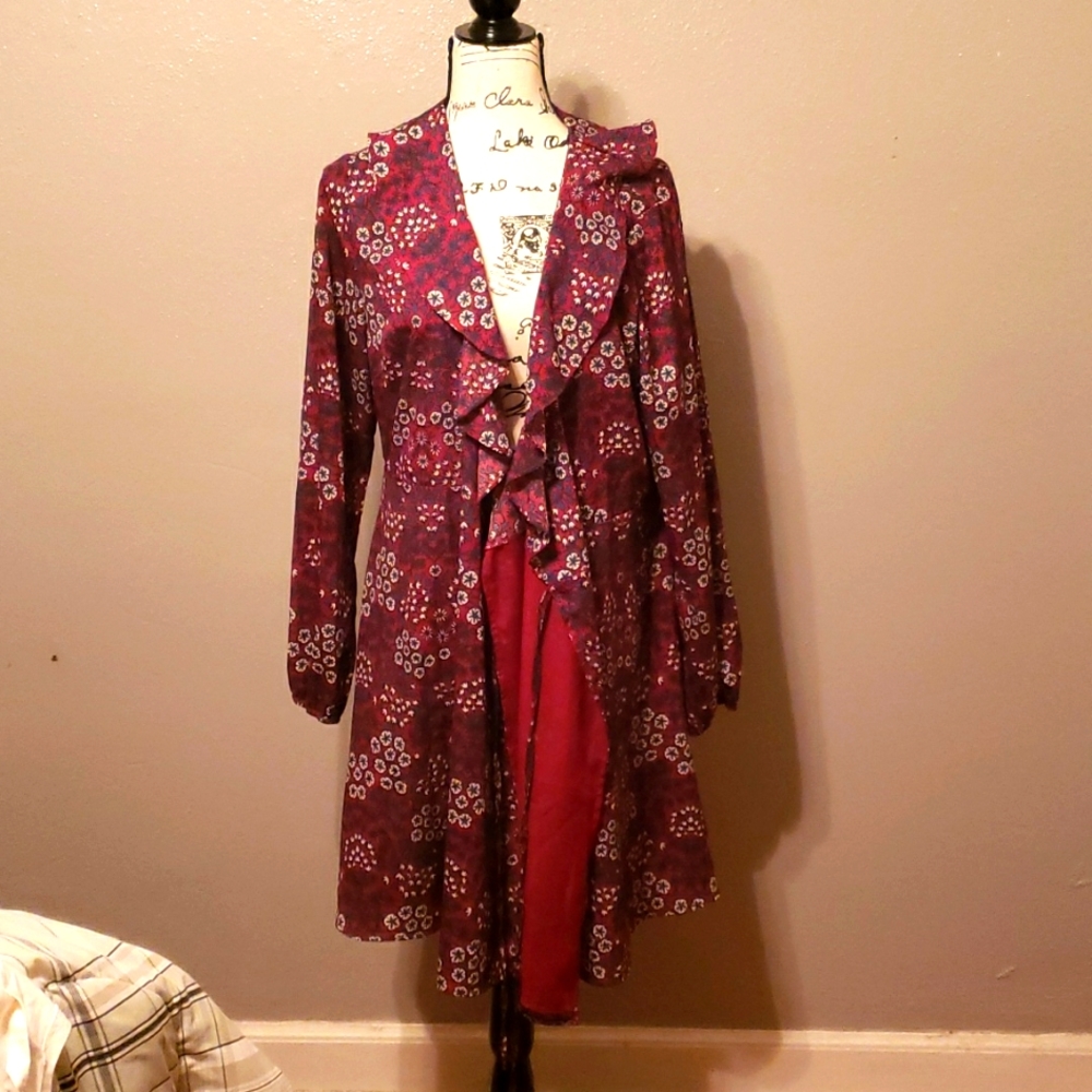 Women's wrap around dress.